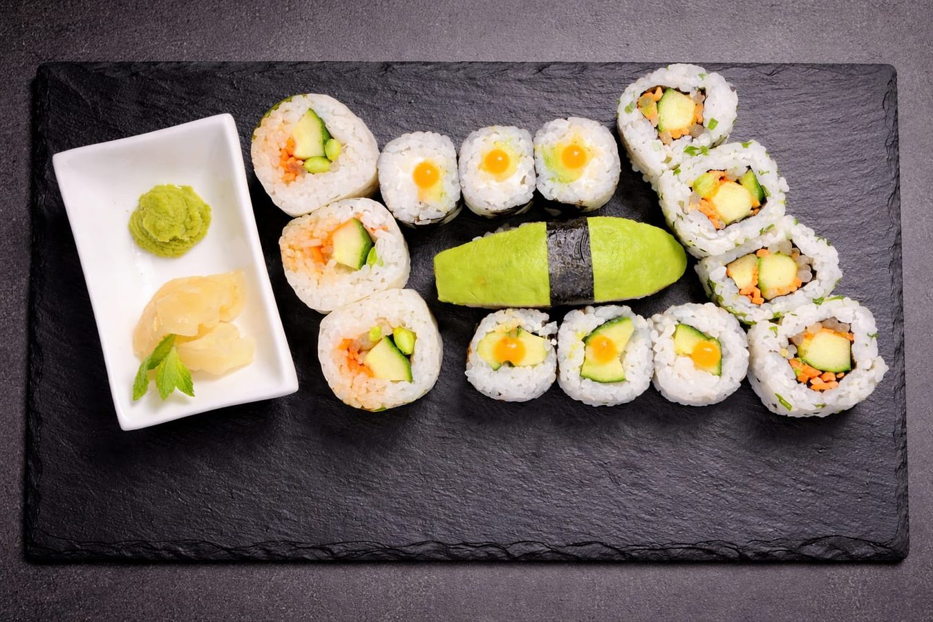 Snow Lion Sushi plated detail
